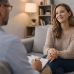 Mersin anksiyete psikolog desteği alan danışan ve uzman klinik psikolog terapist